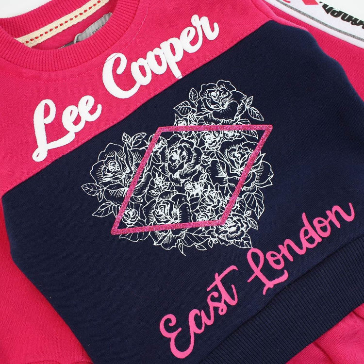 Picture of LC11294-LEE COOPER THERMAL FLEECE GIRLS TRACKSUIT/JOGGING